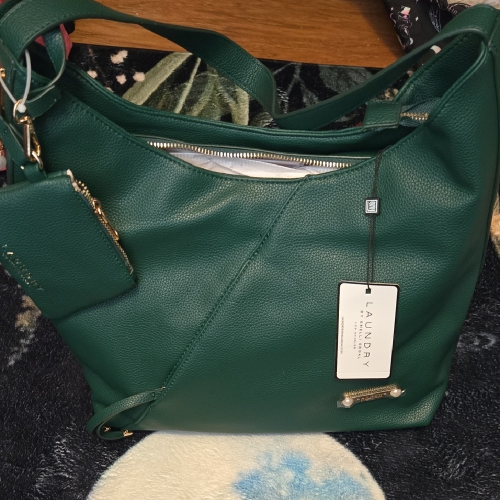 Laundry By Shelli Segal Emerald Shoulder Bag